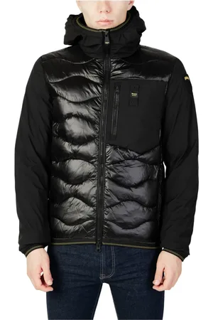 Blauer Herren, Jacken, Schwarzk, 2XLGröße:
