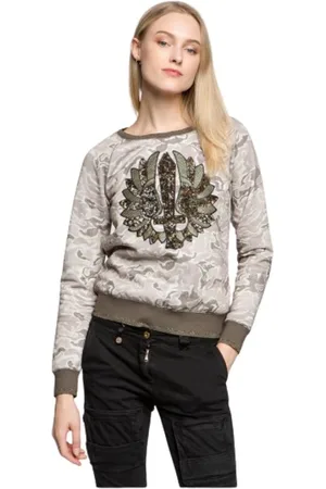 Aeronautica Militare Damen, Sweatshirts & Hoodies, Braun, MGröße: