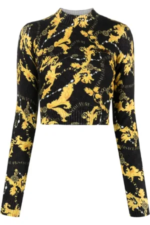 VERSACE Damen, Oberteile, Schwarzk, XSGröße: