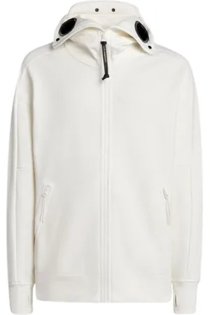 C.P. Company Herren, Sweatshirts & Hoodies, Weiß, LGröße: