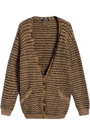 Twin-Set Damen, Strickwaren, Braun, SGröße: