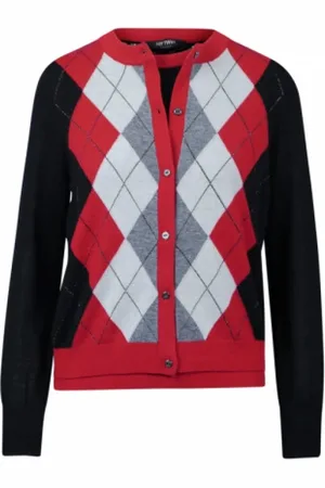 Twin-Set Damen, Strickwaren, Rot, LGröße: