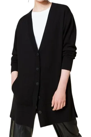 Twin-Set Damen, Strickwaren, Schwarzk, SGröße:
