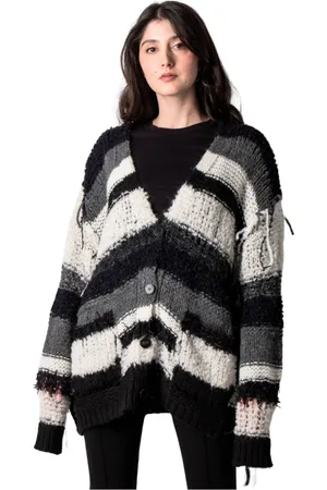 Roberto Collina Damen, Strickwaren, Schwarzk, XSGröße: