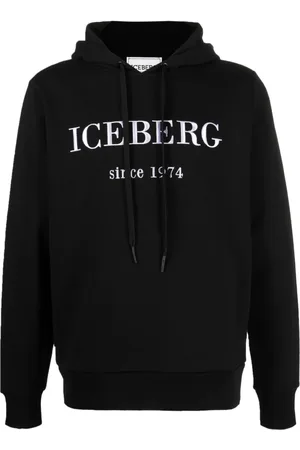 Iceberg Herren, Sweatshirts & Hoodies, Schwarzk, 2XLGröße: