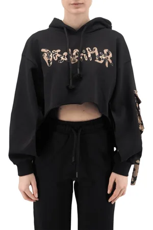 DISCLAIMER Damen, Sweatshirts & Hoodies, Schwarzk, XSGröße: