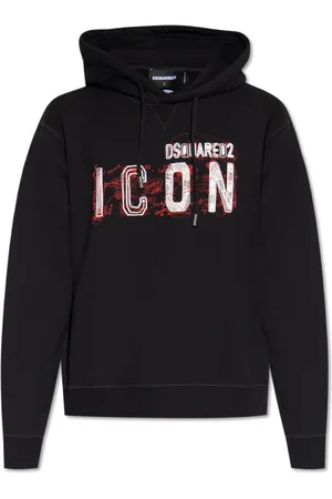 Dsquared2 Herren, Sweatshirts & Hoodies, Schwarzk, LGröße: