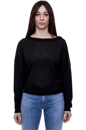 Manila Grace Damen, Sweatshirts & Hoodies, Schwarzk, SGröße: