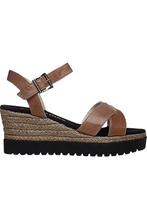 Espadrilles Damen, Schuhe, Braun, 40 EUGröße: