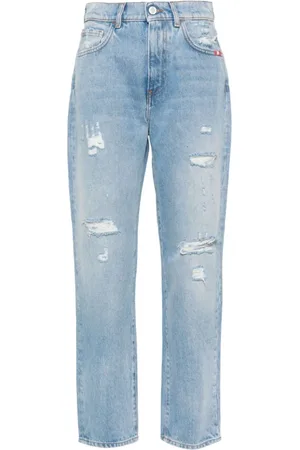 AMISH Damen, Jeans, Blau, W27Größe: