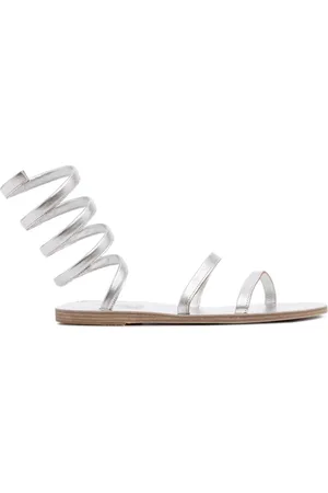 Ancient Greek Sandals Damen, Schuhe, Grau, 41 EUGröße: