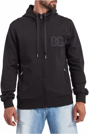 Dolce & Gabbana Herren, Sweatshirts & Hoodies, Schwarzk, XLGröße: