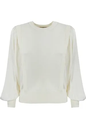 Twin-Set Damen, Sweatshirts & Hoodies, Weiß, XSGröße: