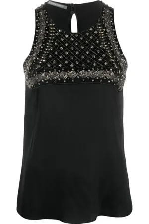 Alberta Ferretti Damen, Oberteile, Schwarzk, 2XSGröße: