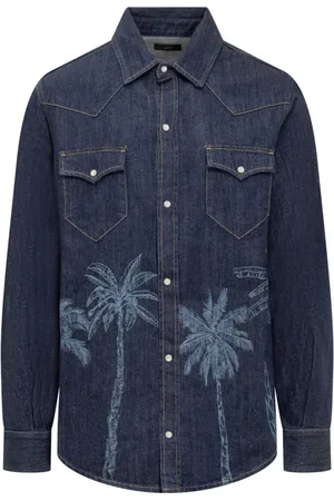 Alanui Herren, Shirts, Blau, MGröße: