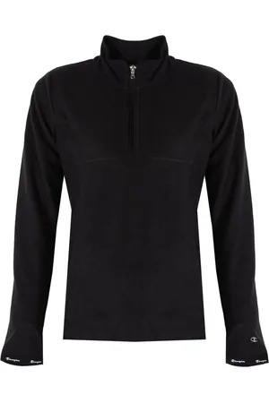 Champion Damen, Sweatshirts & Hoodies, Schwarzk, LGröße: