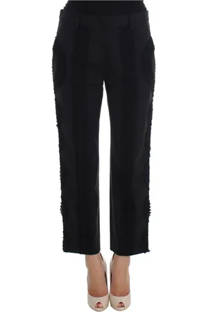 Dolce & Gabbana Damen, Hosen, Schwarzk, 3XSGröße: