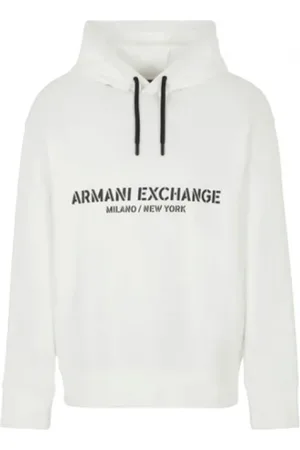 Armani Exchange Herren, Sweatshirts & Hoodies, Weiß, SGröße: