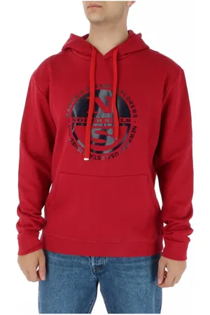 North Sails Herren, Sweatshirts & Hoodies, Rot, MGröße: