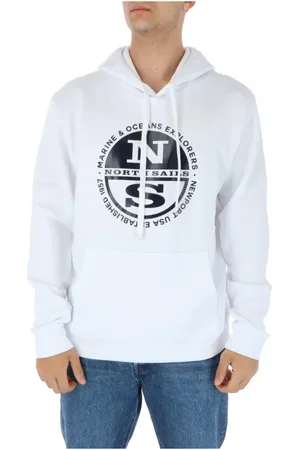 North Sails Herren, Sweatshirts & Hoodies, Weiß, LGröße:
