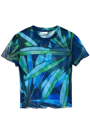 Desigual Damen, Oberteile, Blau, SGröße:
