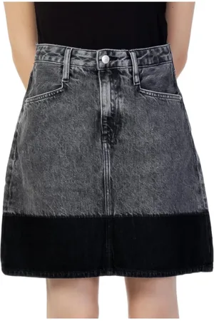 Calvin Klein Damen, Röcke, Grau, W24Größe: