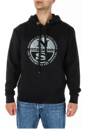 North Sails Herren, Sweatshirts & Hoodies, Schwarzk, SGröße: