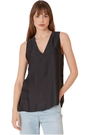 Manila Grace Damen, Oberteile, Schwarzk, 2XSGröße: