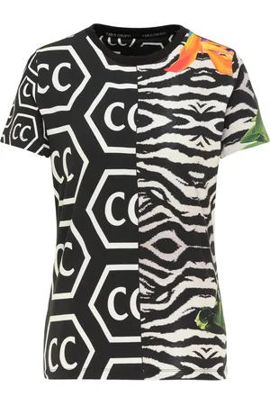 Carlo Colucci Damen, Oberteile, Schwarzk, LGröße: