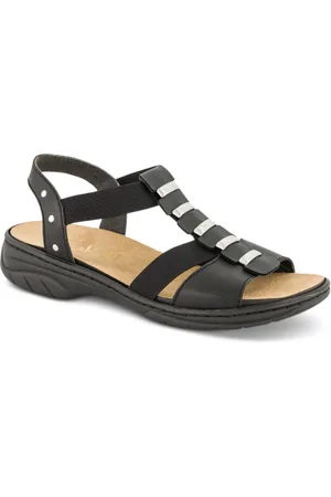 Rieker Damen, Schuhe, Schwarzk, 42 EUGröße: