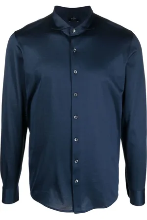 BARBA Herren, Shirts, Blau, LGröße: