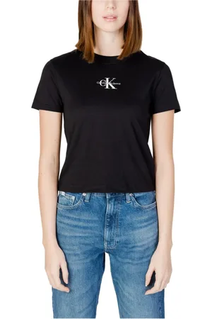 Calvin Klein Damen, Oberteile, Schwarzk, XSGröße: