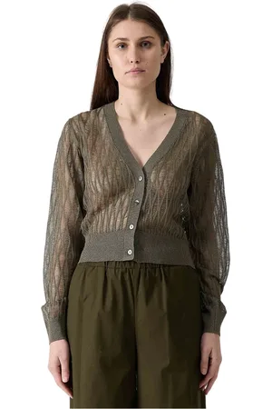 FEDERICA TOSI Damen, Strickwaren, Grün, MGröße: