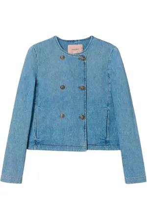 Twin-Set Damen, Jacken, Blau, XSGröße: