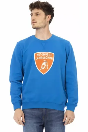 AUTOMOBILI LAMBORGHINI Herren, Sweatshirts & Hoodies, Blau, 2XLGröße: