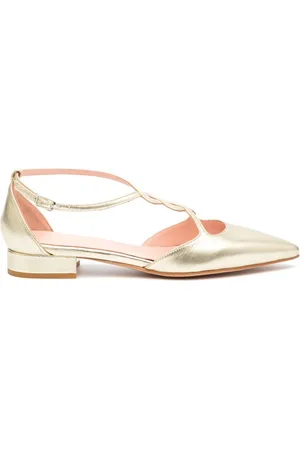 ANNA F. Damen, Schuhe, Gelb, 37 1/2 EUGröße: