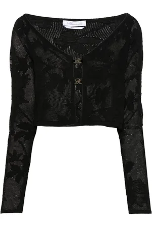 BLUMARINE Damen, Strickwaren, Schwarzk, LGröße: