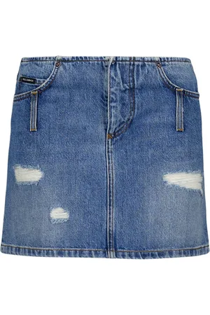 Dolce & Gabbana Damen, Röcke, Blau, 2XSGröße: