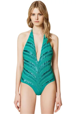 Twin-Set Damen, Bademode, Grün, SGröße:
