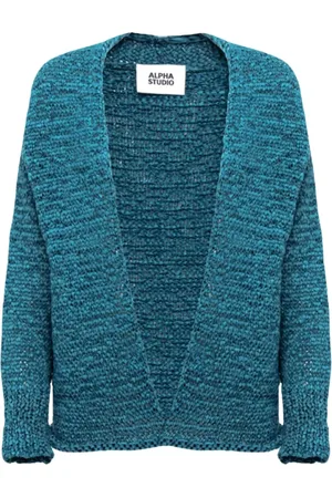 ALPHA STUDIO Damen, Strickwaren, Grün, LGröße: