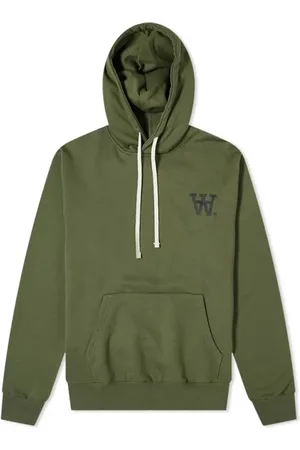 WoodWood Herren, Sweatshirts & Hoodies, Grün, SGröße: