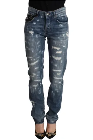 Dolce & Gabbana Damen, Jeans, Blau, 3XSGröße: