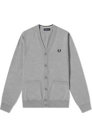 Fred Perry Herren, Strickwaren, Grau, XLGröße: