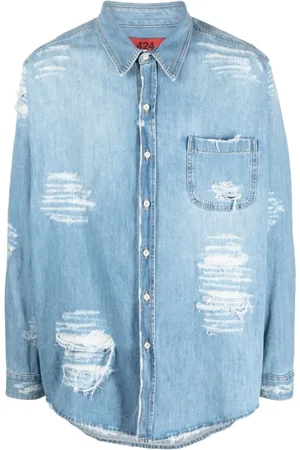 424 FAIRFAX Herren, Shirts, Blau, LGröße: