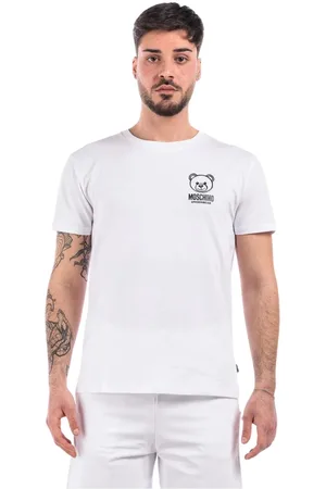 Moschino Herren, Oberteile, Weiß, MGröße: