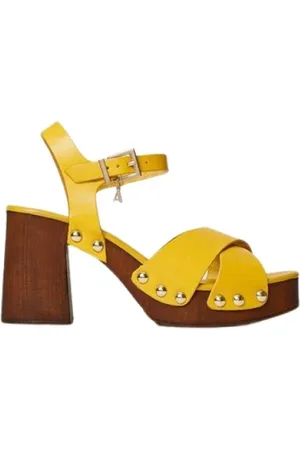 Twin-Set Damen, Schuhe, Gelb, 40 EUGröße: