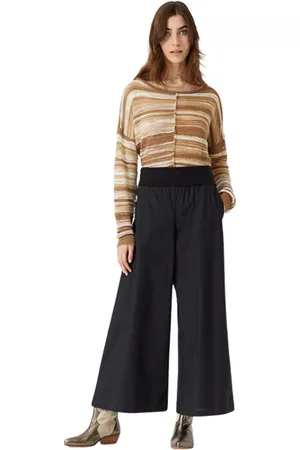 Manila Grace Damen, Hosen, Schwarzk, XSGröße: