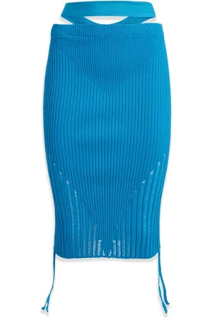 ANDREA ADAMO Damen, Röcke, Blau, SGröße: