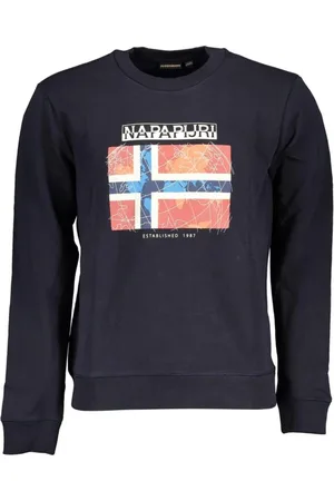 Napapijri Herren, Sweatshirts & Hoodies, Blau, 2XLGröße: