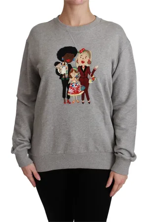 Dolce & Gabbana Damen, Sweatshirts & Hoodies, Grau, MGröße: